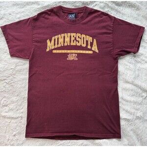 90s Minnesota Golden Gophers - Vintage AS Sports College T-Shirt Size Medium